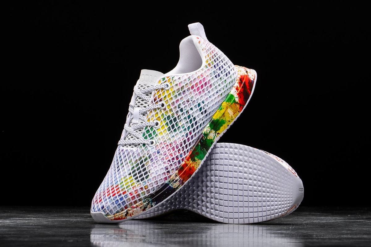 Nobull Art Work Mesh Runner Men's Running Shoes Multicolor | Australia (KZ3289)